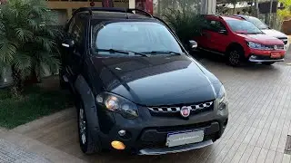 strada cabine dupla 2015 adventure 1.8 dualogic com teto solar😱