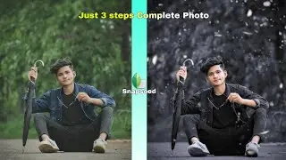 Snapseed Just 3 Steps Dark & Blue Tone Effect Photo Edit 🔥 || Snapseed Photo Editing || SK Edits