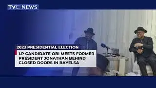 Peter Obi Meets Fmr  President Jonathan Behind Closed Doors In Bayelsa