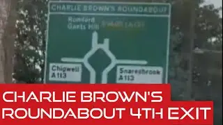 Charlie Brown Roundabout 4th Exit |Chingford - Wanstead test Route | Driving Test | Drone 