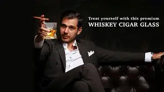 whiskey cigar glass