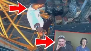 *INSANE* Parkour Stunts! Thousands of Feet Above Ground! - Kixlo