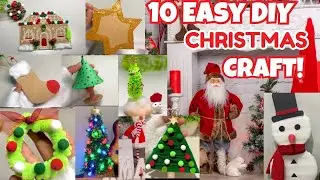 10 Easy DIY Christmas Crafts | Christmas Decoration Ideas | Simple & Budget Friendly