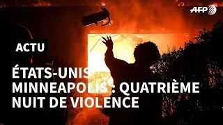 Décès de George Floyd: voitures incendiées et pillages à Minneapolis | AFP Images
