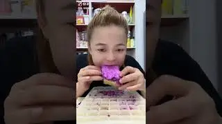 #onlybites #iceeating #asmr #eating || layered ice eating asmr || only bites || pt.2