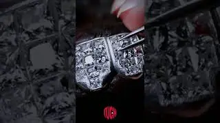 Princess Cut Invisible Set Custom Moissanite Grillz  #customgrillz #invisible #princesscutdiamond