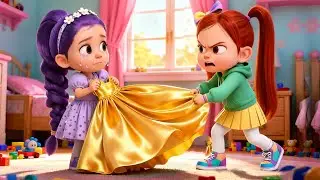 😱 Mira and Rumi are fighting over the dress their mom made! 💔👗| KPOP Demon Slayer