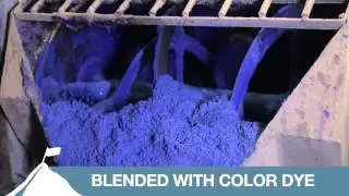 Color Coating Process for aggregates and quartz