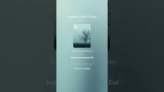 Zeichen in den Eichen