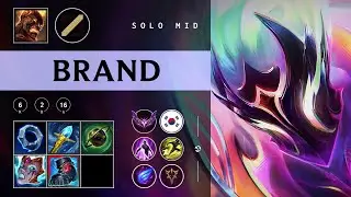 Brand Mid vs Corki - KR Master Patch 25.24