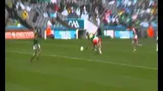 John Mark Foley scores a point for the Kerry minors v Derry - 2015