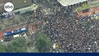 Chaos erupts in New York City's Union Square after promise of free PlayStations