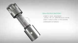 Hydrology 9 Portable Vaporizer with Water filtration System available at Utopia
