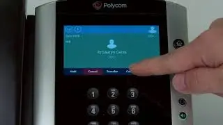 VVX How to use the conferencing feature