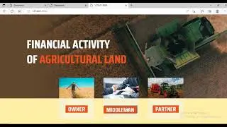Financial Activity Management of Agricultural Land | Django Project