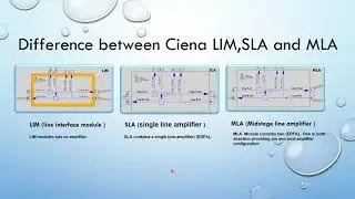 Difference between Ciena LIM (Line Interface Module ),SLA(Single-Line )and MLA (Mid-stage Line ) AMP
