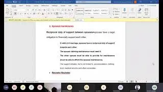PVL2601 QA SESSION 2021 SPOUSAL MAINTENANCE