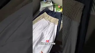 Linen trousers haul #hmhaul #myntra