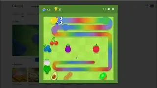 playing google snake until i beat it on small slow mode