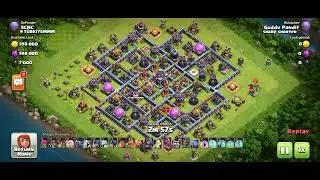 TH-15 Attack (Super Archer Blimp with E-Titan smash Powerful attack) @ClashOfClans