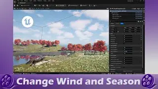 Change Wind and Season on Quixel Megascan Trees - Fundamentals Course Part 9