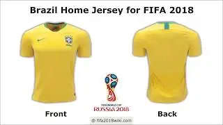 Brazil Jersey for FIFA 2018 Football World Cup