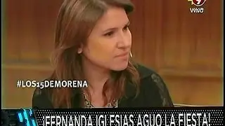 ¡Fernanda Iglesias aguó la fiesta! (20-10-14)