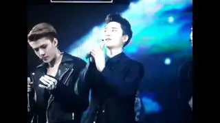 [FANCAM][SUAVEISLAND]140511 D.O.'s Introduction @ EXO Comeback Showcase in Shanghai