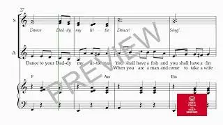 Dance to Your Daddy SSAA score