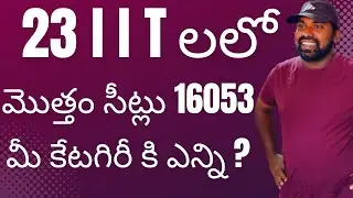 IIT seat matrix as per Category,Total IIT Seats in india@phanisirmathsiit-jeeclasses