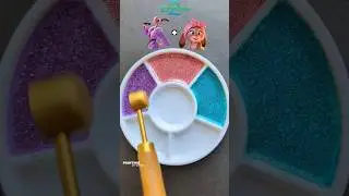Guess the final Color | Zootopia 2 Color mixing #colors #satisfying #zootopia2 #colormixing