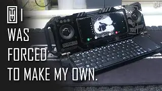 They don't make the laptop I want... so I made my own. [Cyberdeck]