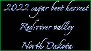 2022 sugarbeet harvest east grand forks piler 11