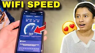 5G wifi speed test 😱 Raat main bts shoot kara 😂 