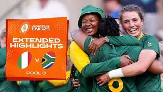 All-time classic 😮&zwj;💨 | Italy v South Africa | Rugby World Cup 2025 | Extended Highlights