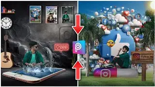 photo editing all types social media profile creativity editing tutorial|picsart 2024 edit
