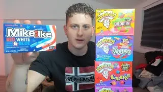 ASMR Eating American Candy