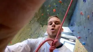 Indoor climbing to stay in shape!