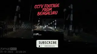 CCTV FOOTAGE FROM PALACE ROAD BENGALURU Height barrier collapses just in front of a car