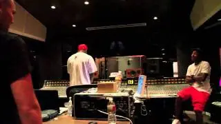 JARED EVAN in the studio with Game and Pharrell
