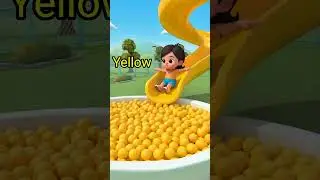 Learn Colors for Kids | Fun Color Slide & Ball Pool