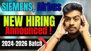 Siemens Official Hiring | OFF Campus Drive For 2026, 2025, 2024 Batch | Fresher Jobs