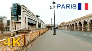 Winter walking in Paris, Pont de Bercy to Paris-Gare-de-Lyon