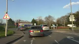 Driving On The A449 From Malvern Link To Worcester, Worcestershire, England 26th March 2022
