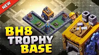 New BEST BH8 BASE of 2025 (Stage 1/2) ⚒️ INSANE Builder Hall 8 Base Link + Proof Replays