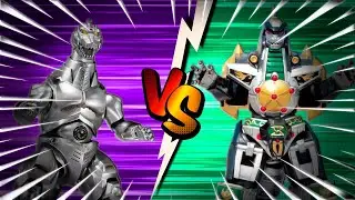 Dragonzord VS Mechagodzilla Sprite Animation