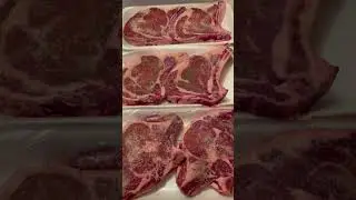Ribeyes with Redmond Cherry smoked salt #carnivore