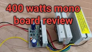 400 watts MONO amplifier board malayalam review