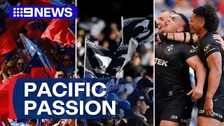 Thousands of New Zealand and Samoan fans flock to Parramatta | 9 News Australia
