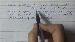 class XII, employment - workforce and work population ratio